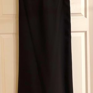 Teri Jon Nites Long Black Chiffon Silk Skirt Size 10